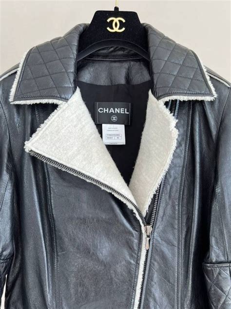 chanel leather jacket 2018|chanel jacket price.